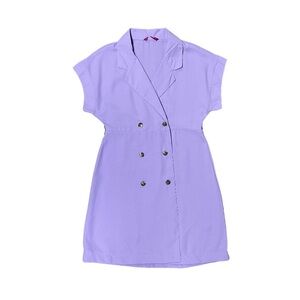 Marie Claire Paris A-Line Shirt‎ Dress Women’s Medium Lilac Purple